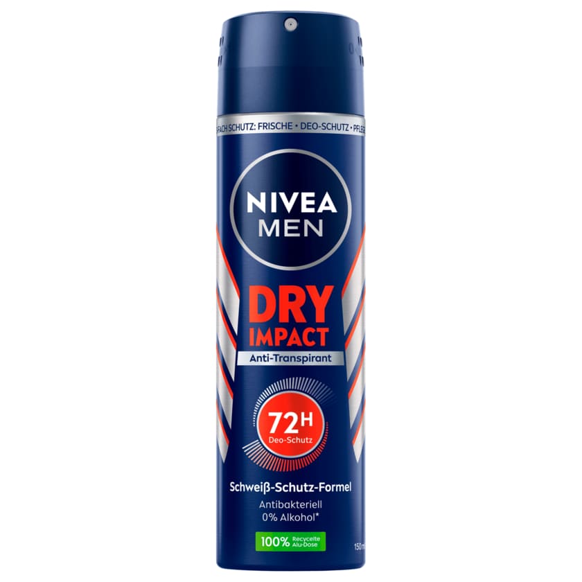 NIVEA Men Deospray Dry Impact Antitranspirant 150ml